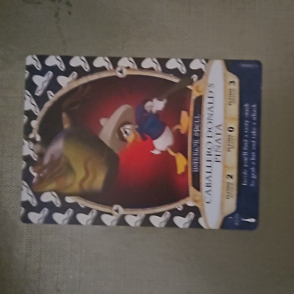 Caballero Donald's Pinata Sorcerer's of The Magic Kingdom Card